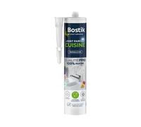 Bostik Mastic d’Étanchéité Joint Parfait Cuisine - 280 ml | Jointe Tous Matériaux - Sans Odeur - Traité Anti-Moisissures - Certifié Contact Alimentaire - Formule 100% Silicone