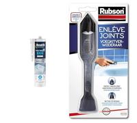 Bostik Mastic d’Étanchéité Joint Parfait Salle de Bain - Jointe Tous Matériaux & Rubson | Enlève Joints à double embout - Outil pour enlever l'ancien joint sans rayer les supports