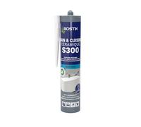 Bostik Mastic silicone S300 bain et cuisine anti-moisissure blanc 300 ml