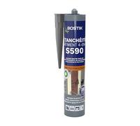 Bostik Mastic d'étanchéité S590 4-en-1 Intérieur/Extérieur Noir 300 ml
