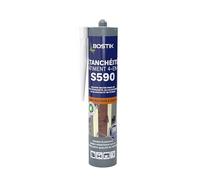 Bostik - Mastic d'étanchéité S590 - 4 en 1 intérieur/extérieur - Translucide cartouche 300 ml