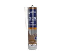 BOSTIK Mastic Spécial Joint et Finition Parquet - Chêne Foncé - 300 ml | Acrylique - Finition Pour Parquet et Sols Stratifiés - Séchage rapide - Compatible tous vernis