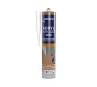 Bostik Joint Acryl Parquet - Hêtre Clair - Mastic Colle Acrylique Spécial Parquet - Finition Pour Parquet et Sols Stratifiés - Séchage rapide - Ponçable & Compatible Tous Vernis - 300 ml