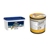 Bostik Membrane d'Étanchéité Waterstop - Jointe, Colle, Rebouche - Réparation de Fuites & Sika Multiseal Gris-vert (RAL 7009), Bande d'étanchéité autocollante résistante à la déchirure
