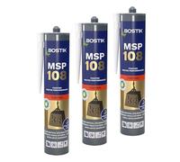 Bostik MSP 108 - Mastic de Fixation Hautes Performances - Formule MS Polymères - Intérieur/Extérieur - Maintien Immédiat - sans Solvant et sans Isocyanate - Couleur : Blanc - 1 Cartouche 290 ml