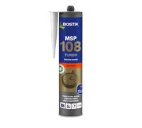 BOSTIK MSP 108 TURBO Blanc 290 ml | Mastic Colle MS Polymère à Prise Rapide - Fixation Forte Multi-Matériaux - Intérieur & Extérieur