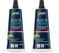 BOSTIK PRO Colle Contact Nitrile Liquide 1220, Multi-Usages, Idéale pour Liner PVC, Transparente, Tube de 125 ml (Lot de 2)