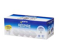 Bostik Recharge Absorbeur d'Humidité Respire - 4 Tablettes - Jusqu'à 25 m² - Sans Parfum - Éco-conçu - 4 x 250 g
