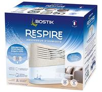 Bostik Absorbeur d'humidité Respire – Jusqu'à 25 m² – 2 recharges sans parfum 2x250 g – Éco-conçu