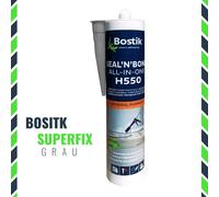 BOSTIK Seal'N'Bond H550 Colle de montage 290 ml grise