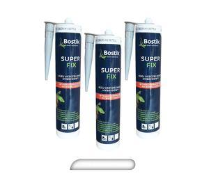 Bostik Superfix 3x 290ml - Mastic-Colle Hybride Élastique 870g