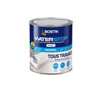Bostik Waterstop Blanc 1 kg - Membrane d’Étanchéité Toiture, Gouttières & Murs - Répare Fuites, Infiltrations & Fissures - Résistant UV & Intempéries