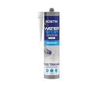 Bostik Waterstop Blanc 290 ml - Membrane d’Étanchéité Toiture, Gouttières & Murs - Répare Fuites, Infiltrations & Fissures - Résistant UV & Intempéries