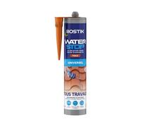 Bostik Waterstop Tuile/Terracota 290 ml - Membrane d’Étanchéité Toiture, Gouttières & Murs - Répare Fuites, Infiltrations & Fissures - Résistant UV & Intempéries