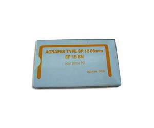 BOSTITCH Agrafes NºSP 19 06 pour P3 en boîte de 5000