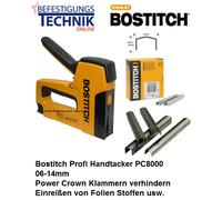Bostitch Agrafeuse manuelle PC8000/T6 06-14mm PowerCrown pour agrafes STCR5019 KL-65