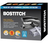 Bostitch B175-BLK -VP Agrafeuse avec agrafes très résistante, capacité de 40 feuilles avec 5000 agrafes, petite agrafeuse, tient dans la paume de votre main
