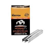 BOSTITCH Crown StCR50191/2-1M Lot de 1000 agrafes très résistantes 1,27 cm x 1,2 cm
