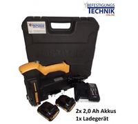 Bostitch DSA-3522-E 18-22mm 2x 2,0Ah Batterie Agrafeuse à fermeture carton Agrafeuse carton KL-07
