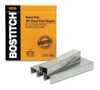 Bostitch Office Agrafes Lourdes, 1/2" W, 3/8" L, 1000/BX, Argenté, Poids: 0.2 livres, Compatible avec Bostitch 00540, B310HDS, 03201 et autres agrafeuses lourdes