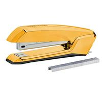 Bostitch Office Ascend Agrafeuse 3 en 1 avec extracteur intégré et rangement d'agrafes, capacité de 20 feuilles, doré chromé