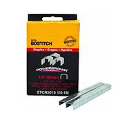 Bostitch PowerCrown Lot de 1000 agrafes en acier 6,35 mm L x 7/16"