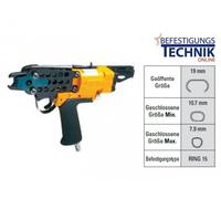 Bostitch SC7 EB-E 50mm Nez Pince à anneaux pneumatique pour agrafes à anneaux Ring15 KL-96
