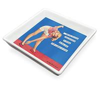 Boston International Anne Taintor Porte-serviettes en céramique Taille Cocktail Yoga