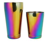 Boston Shaker Bar Shaker, élégant Et Coloré En Acier Inoxydable Boston Cocktail Shaker, Shakers Barman Mélange Secouant Outil Accessoires Pour Bar