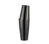 Boston Shaker Cocktail Set Couleur Gun Métal Noir Lesté Double Timbale 850ml + 530ml Acier Inoxydable Ensemble Tin on Tin Shaker Accessoires Barman Bartender Mixologie