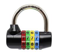 Bosvision - Cadenas Code, Cadenas à Combinaison de 4 chiffres, Cadenas Casier, Manille de 7,8 mm pour les casier de l'école, casiers de gym, le jeu d'évasion, les portes, les cabanes, les valises...