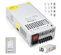BOSYTRO Mise à Niveau 24V 50A 1200W Alimentation, Alimentation à Découpage AC 110/220V (SMPS) DC 24V Transformateur d'alimentation pour Imprimante 3D,Radio,industrielle (Sans cordon d'alimentation)