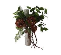 Botané Bouquet artificiel Noir Botanica Hortensia-calla-anthurium. 112 cm. 15 pièces
