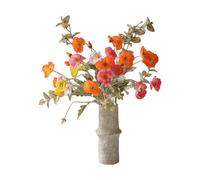 Botané Bouquet artificiel Poppy Spritz Vallmo-eucalyptus 10 pcs