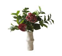 Botané Bouquet artificiel Velvet rouge Hortensia-rouge anthurium 6 pcs