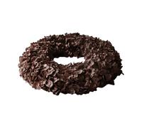 Botané Couronne de fleurs Hortensia Wreath Brown. 40 cm