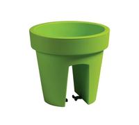 Botle Jardinière De Balcon Ovale Lime 24,5 Cm Balconière À Balustrade De 6 Mm Pot De Fleur À Suspendre Cache Pot À Accrocher Multicolore
