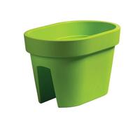 Botle Jardinière De Balcon Ovale Lime 39,5 Cm Balconière À Balustrade De 6 Mm Pot De Fleur À Suspendre Cache Pot À Accrocher Multicolore