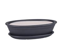 botle Mini Pot de Fleurs en céramique pour bonsaï - Noir - 6 Tailles (19)