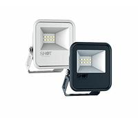 BotLighting Projecteur LED d'extérieur orientable avec capteur crépusculaire 10 W 20 W 30 W 50 W 90 W Slim IP65 en aluminium avec verre trempé non dimmable 20 °+45 ° 220 V (lumière neutre, 10 W