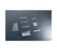 Bott Assortiment de porte-outils 20-pcs.galvanisé p. panneaux perforés 10 crochet/5 d Quantité:1