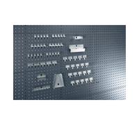 Bott Assortiment de porte-outils 60-pcs.galvanisé p. panneaux perforés 10 crochets/20 Quantité:1