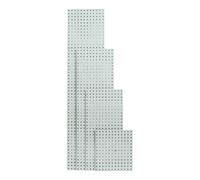 Bott bott Plaque perforée B991xH457 mm gris clair RAL 7035 Quantité:1