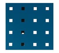 Bott Panneau perforé l.457xL1486mm bleu gentiane, RAL 5010 BOTT Quantité:1