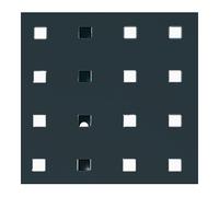 Plaque perforée Bott longueur 495 x largeur 457mm gris anthracite RAL 7016 - 14025115.19