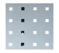 Bott Panneau perforé l.457xL495mm gris clair, RAL 7035 BOTT Quantité:1
