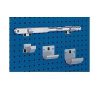 Bott Support p. tube D100xl100mm galvanisé p. panneaux perforés 2pièces/sachet BOTT Quantité:1