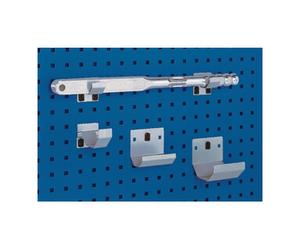 Bott Support p. tube D100xl100mm galvanisé p. panneaux perforés 2pièces/sachet BOTT Quantité:1