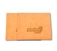 Bottari Chiffons de Sol 36 x 40 cm - Lot de 2 pièces, Orange, Super absorbants - Lave, sèche et Brillante sans Peluches et Halos - Nettoyage de la Maison, Cuisine, Salle de Bain, Lavable en Machine