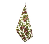 BOTTARO Torchon en coton différents motifs 50 x 70 cm (cerise)